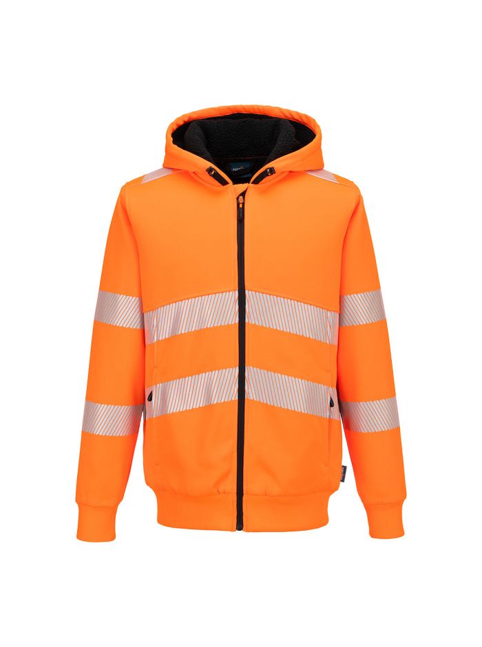 PW321 Hi-Vis Winter Hoodie, 4XL, R, Orange