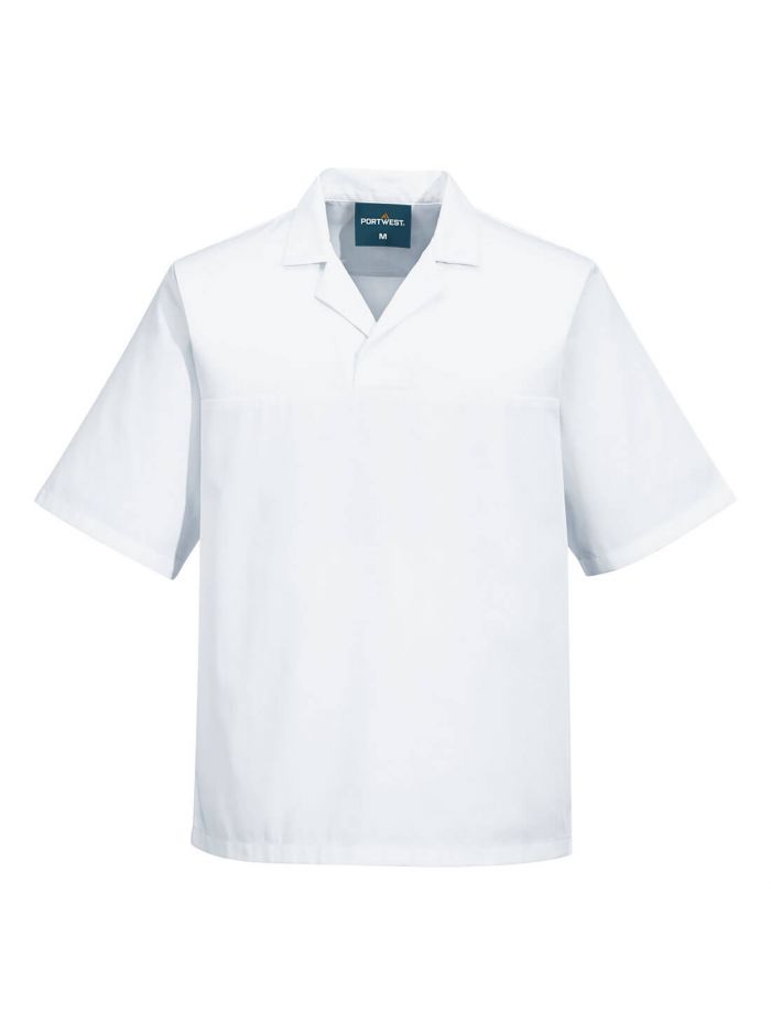 Baker's Shirt S/S , L, R, White