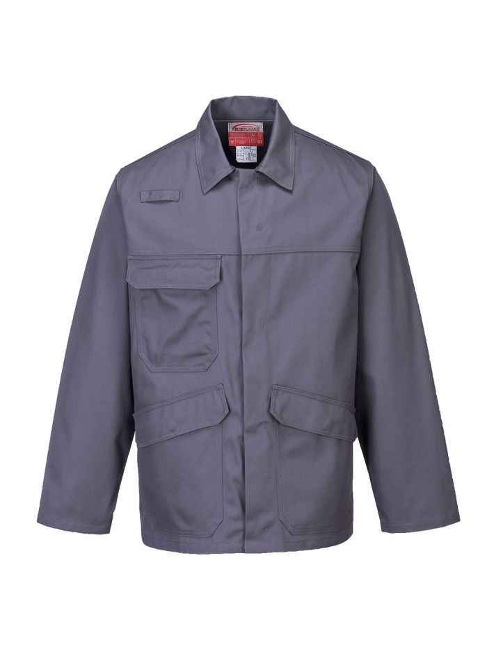 Bizflame Work FR Jacket, L, R, Grey