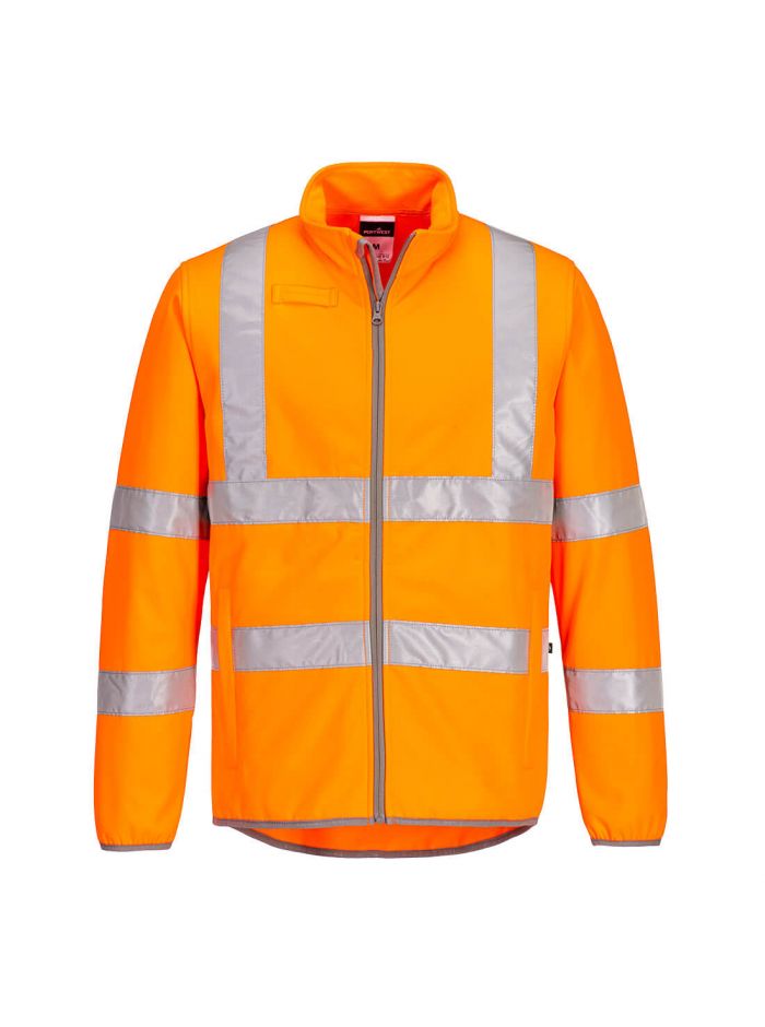 Eco Hi-Vis Softshell (2L), L, R, Orange