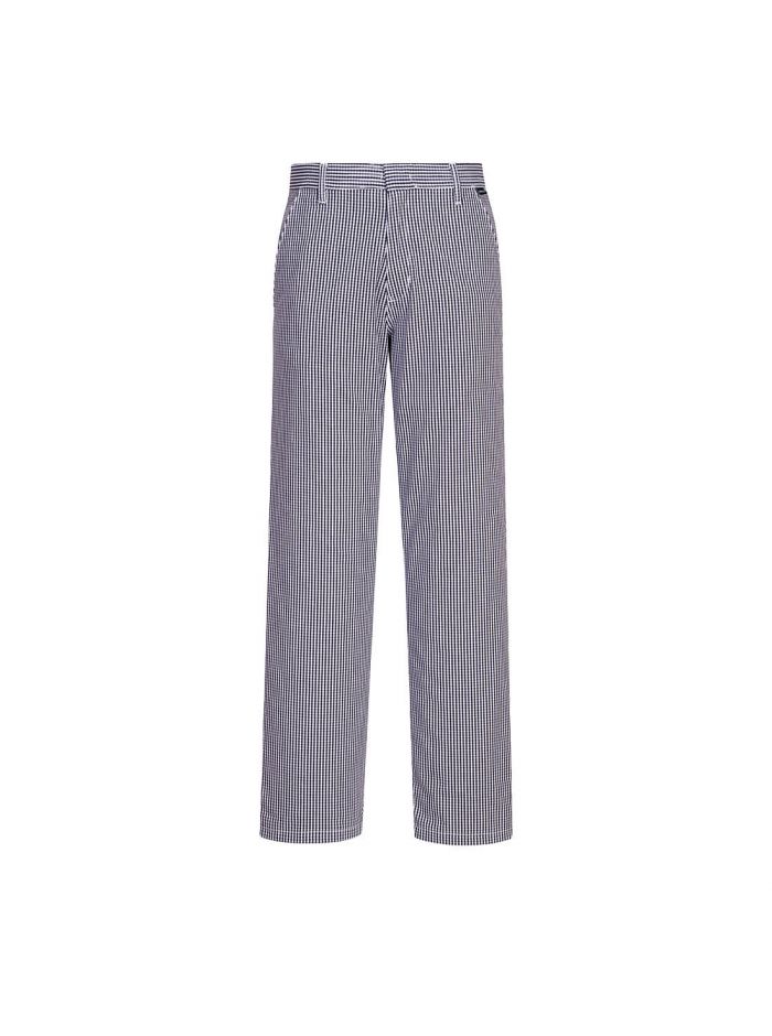Chef's Barnet Trousers , L, R, Blue Check
