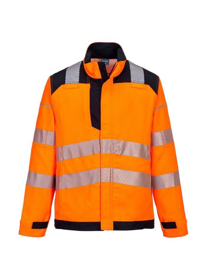 PW3 Modaflame Work HVO Multi-Norm FR Jacket, L, R, Orange/Black