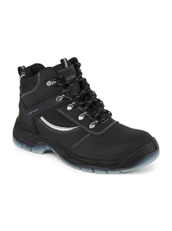 Steel Leather Hiker Boot S3 SRC , 36, R, Black