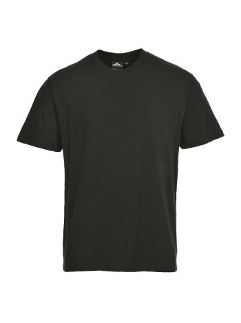 Turin Cotton T-Shirt S/S, 4XL, R, Black