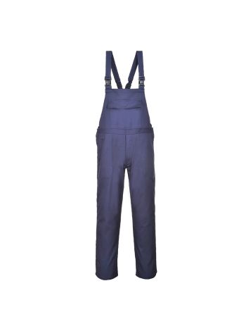 Bizflame Work FR Bib and Brace, L, R, Navy