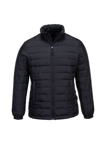 Women's Baffle Jacket, L, R, Black