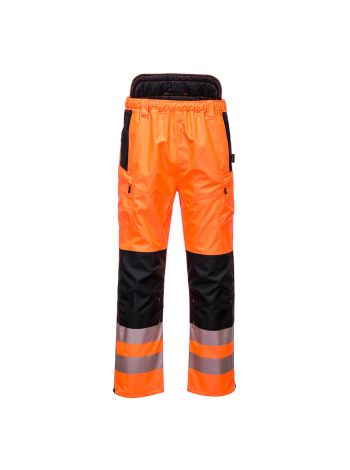 PW3 Hi-Vis Extreme Rain Trousers, 4XL, R, Orange/Black