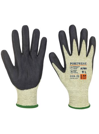 Arc Cut 13D Level 2 Glove, L, R, Green/Black