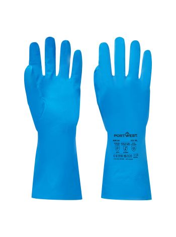 Chem 330 Nitrile Food Gauntlet, L, U, Blue