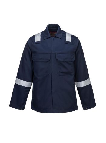 Bizweld Work FR Jacket , L, R, Navy