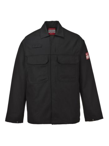 Bizweld Work FR Jacket, 4XL, R, Black