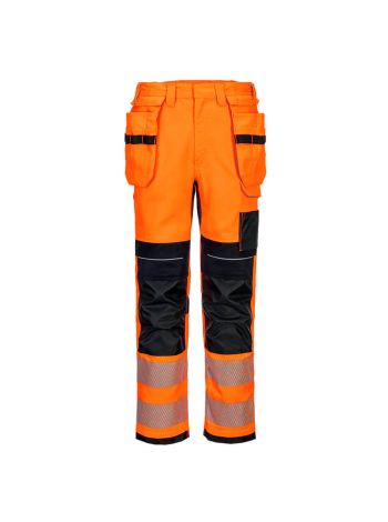 PW3 Modaflame Work HVO FR Holster Trousers, 28, R, Orange/Black
