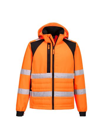 WX2 Eco Hi-Vis Hybrid Jacket, L, R, Orange/Black